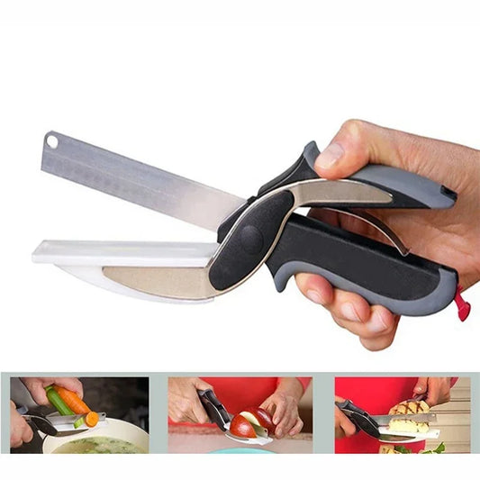 Cutting board scissor